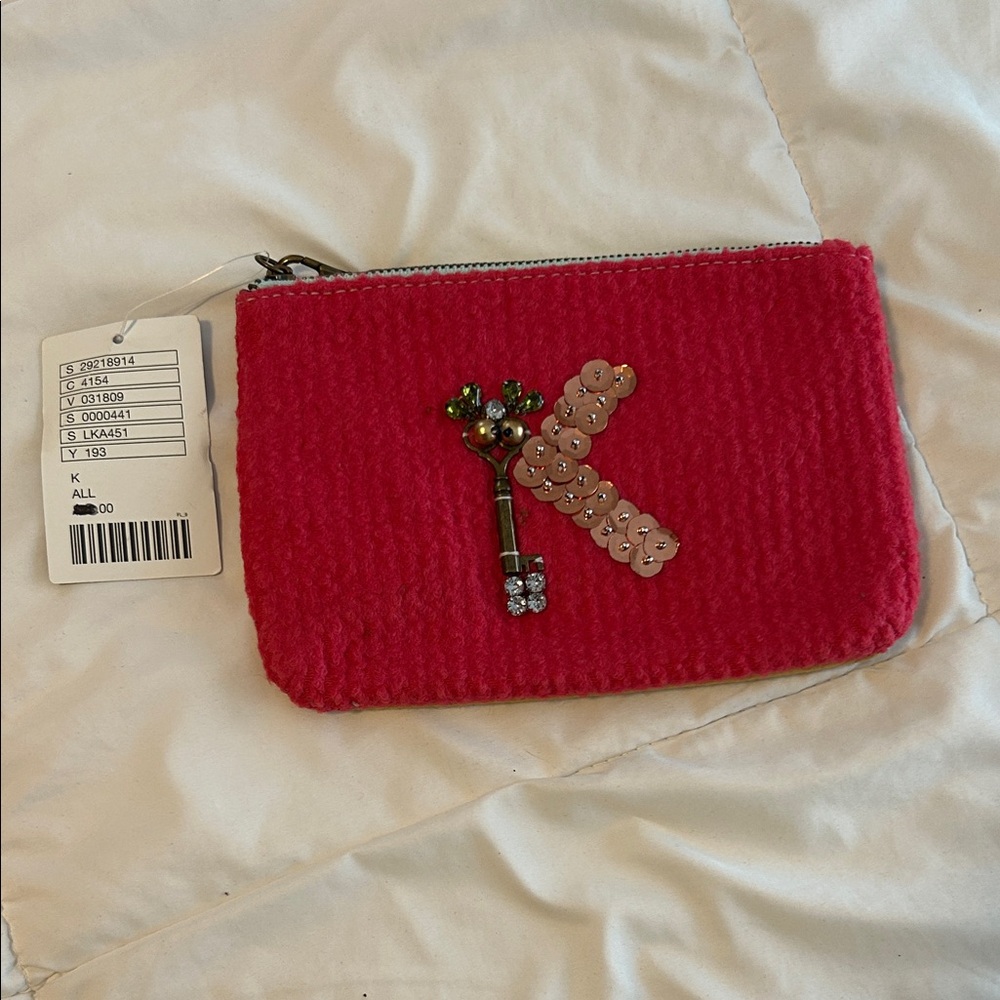NWT K Embellished Wristlet